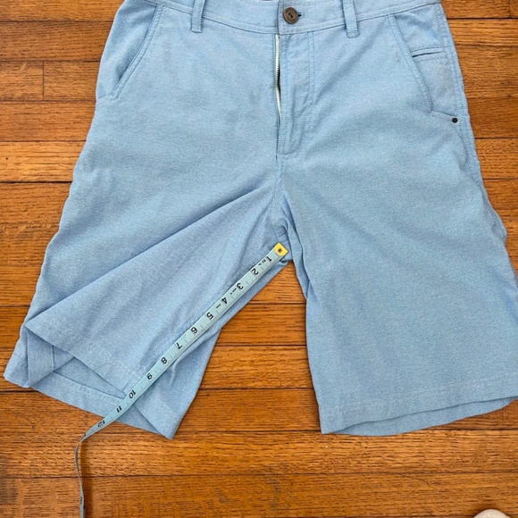 Lululemon Kahuna Athletic Shorts Mens 32 Blue Stretch Chino Golf Pockets Casual - Picture 5 of 9